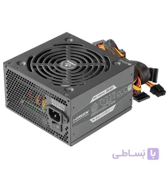 منبع تغذیه کامپیوتر گرین مدل GP350A ECO 80Plus