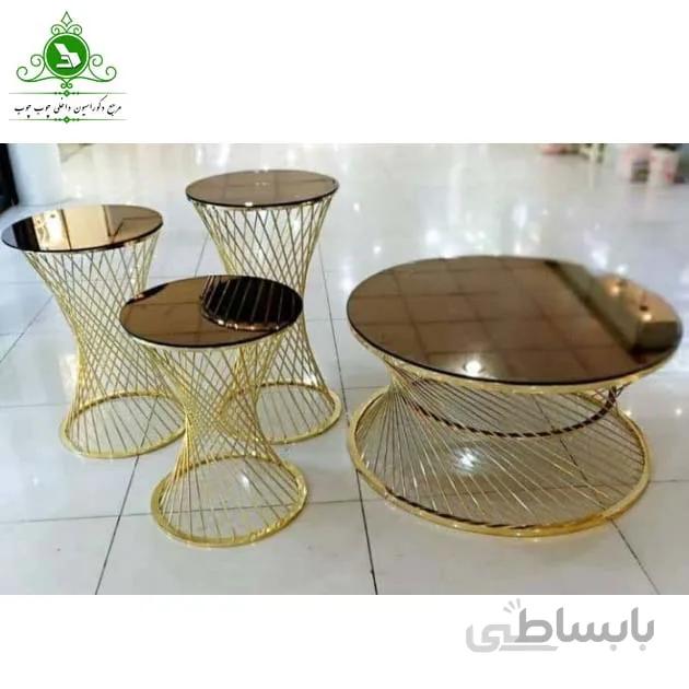 جلو مبلی و عسلی مدل مفتولی
