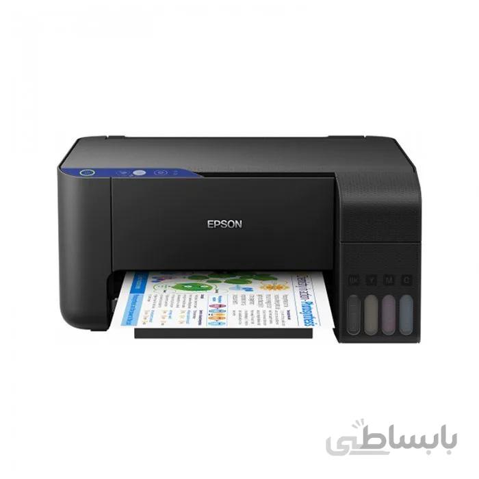 پرینتر جوهرافشان سه کاره اپسون EPSON EcoTank L3111 با جوهر اورجینال ا Epson Ecotank L3111 Multifunction inkjet Printer