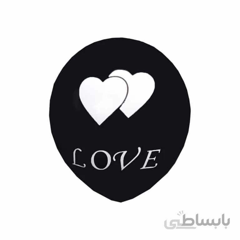 بادکنک لاتکس قلب و LOVE مدل STLB217
