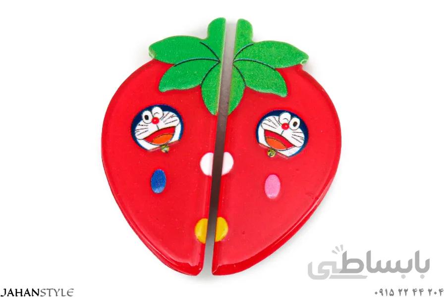 گل سر فانتزی بچهگانه طرح توت فرنگی