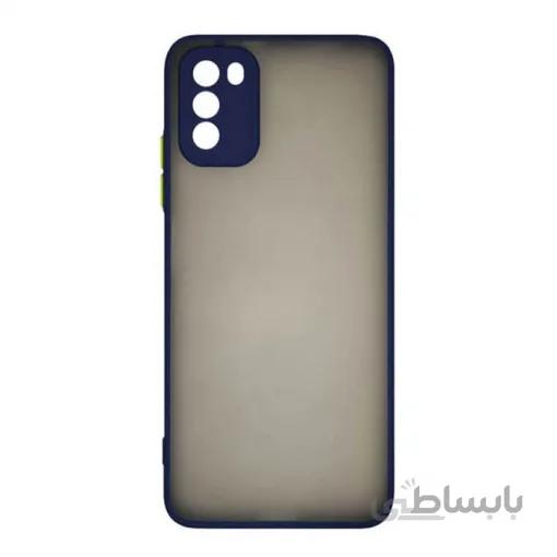 کاور power plus دور سیلیکونی پشت مات مناسب برای گوشی موبایل Poco M3 ا کاور پاور پلاس دور سیلیکونی پشت مات مناسب برای گوشی موبایل پوکو ام تری