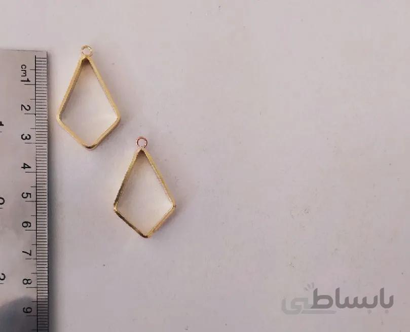 گوشواره بدون کفه لوزی
