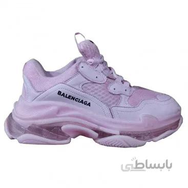 کفش اسنیکرز بالنسیاگا مدل Triple S Pink