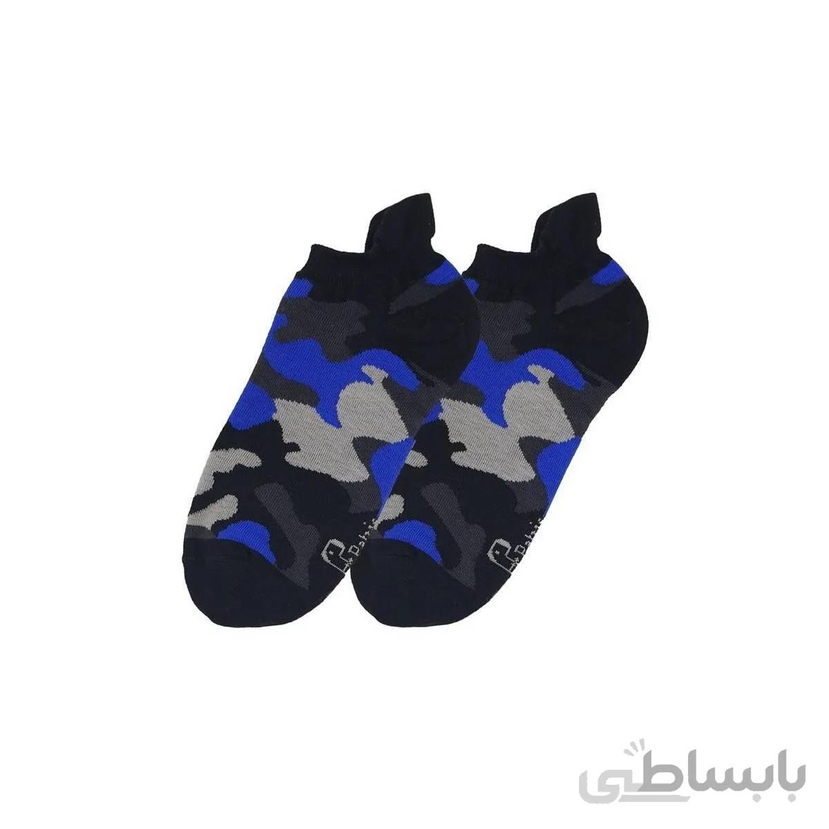 جوراب مچی طرح چریک آبی برند پاتریس 1 جفت