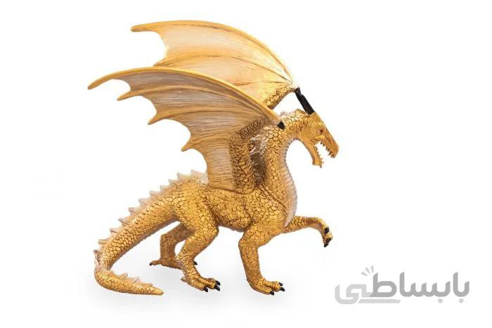 فیگور مینیاتوری اژدهای طلایی