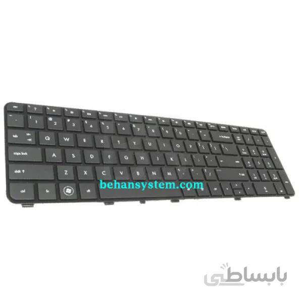 کیبورد لپ تاپ HP مدل Pavilion dv7 سری 4000 ا مشکی-با فریم