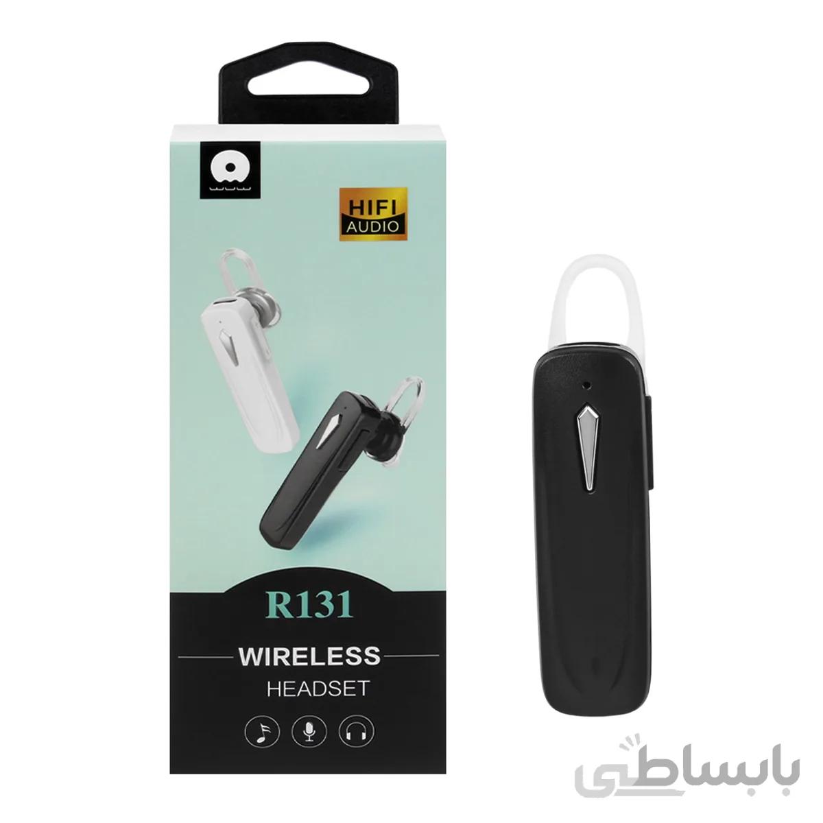 هندزفری تک گوش بلوتوثی WUW مدل R131-مشکی