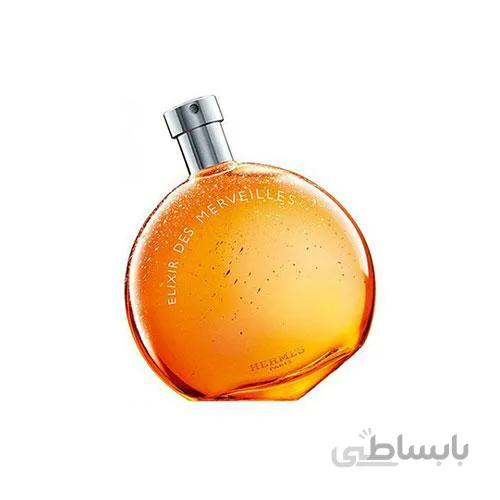 ادو پرفیوم زنانه هرمس مدل Elixir Des Merveilles حجم 100 میلی لیتر ا Hermes Elixir Des Merveilles Eau De Parfum For Women 100ml