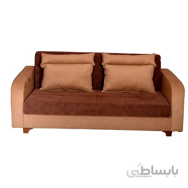 مبل تخت خوابشو دو نفره لمکده مدل شادی
