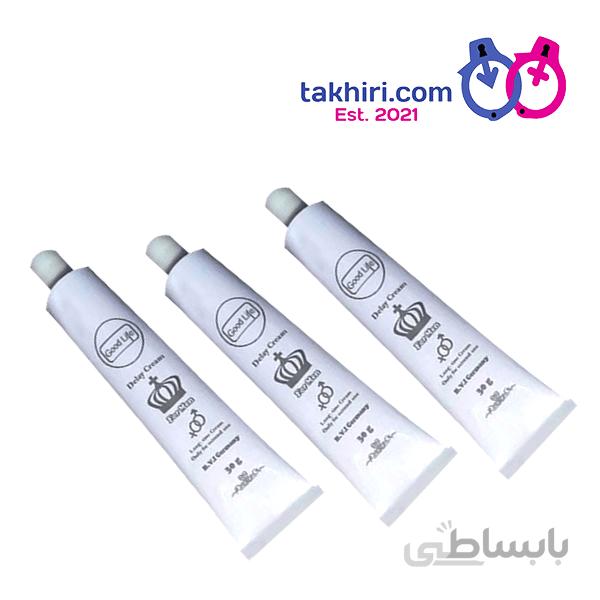 خرید بهترین کرم تاخیری و حجم دهنده 30 گرمی گودلایف ( GOODLIFE )