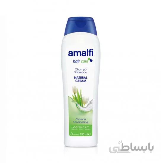 شامپو سر آمالفی (Amalfi) کرم دار مناسب تمام موها حجم 750 میل