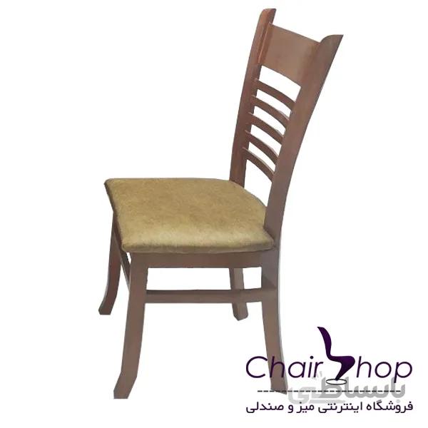 تک صندلی ناهارخوری مدل لهستانی با پارچه ایرانی