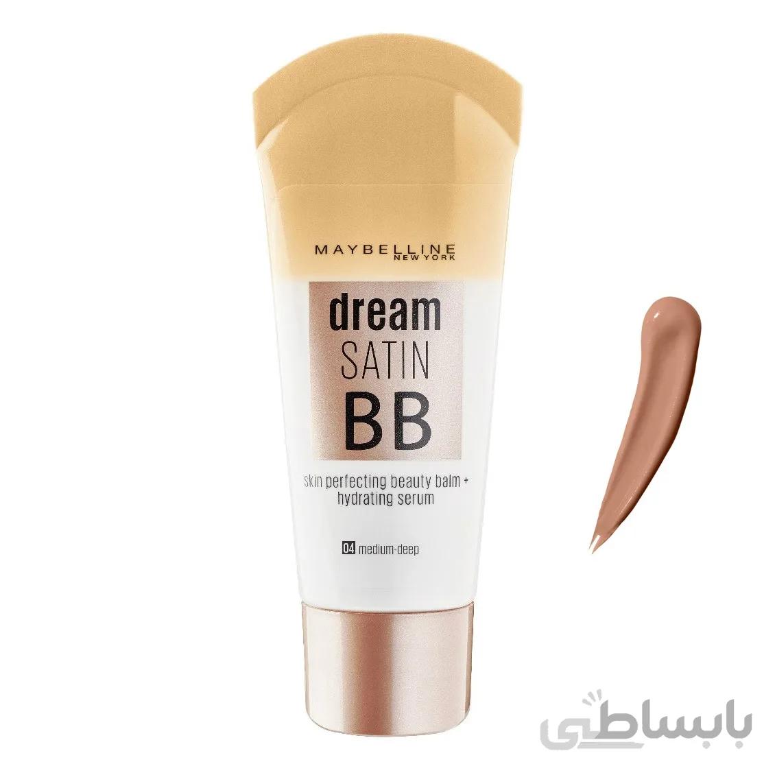 کرم بی بی دریم ساتین میبلین spf30 کد 04