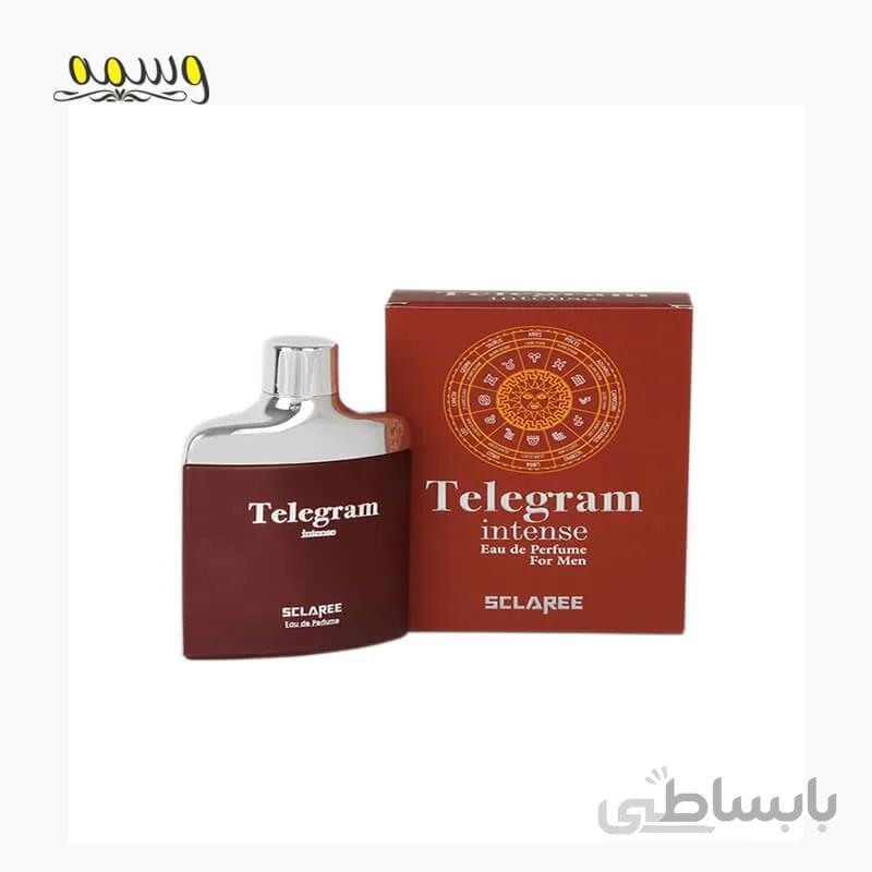 ادو پرفیوم مردانه اسکلاره مدل Telegram Intense حجم 100 میلی لیتر ا Sclaree Telegram Intense Eau De Parfum For Men 100ml