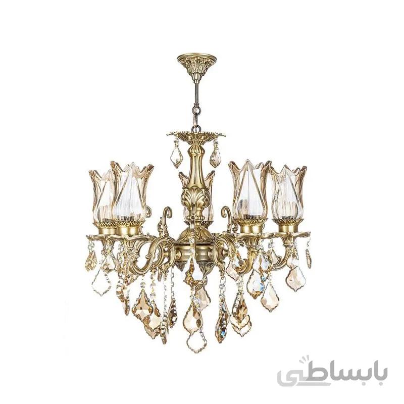 لوستر چشمه نور 5 شعله کد S3543/5