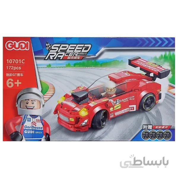 ساختنی گودی مدل ماشین مسابقهای کد ۱۰۷۰۱C از سری Speed Racer