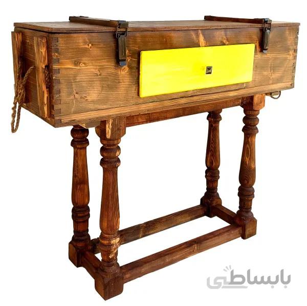 میز کنسول چوبی مدل آفتاب