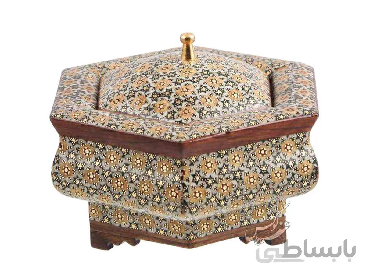 شکلات خوری خاتم کاری مدل سلطنتی