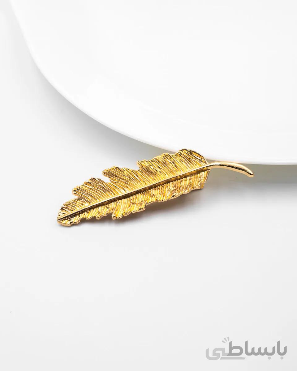 گیره مو انبری طرح برگ کد G112