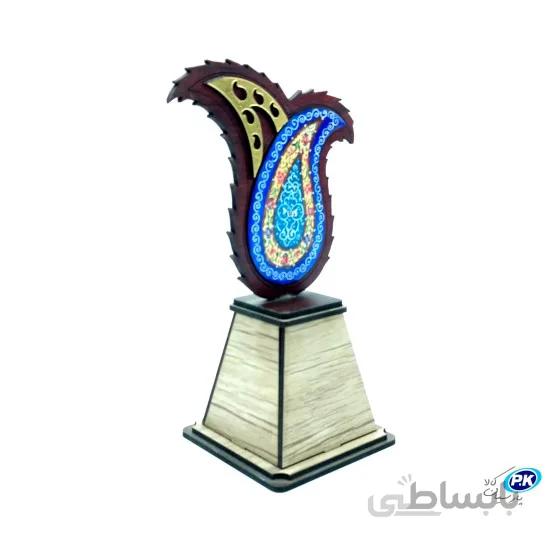 تندیس بته سرکج میناکاری