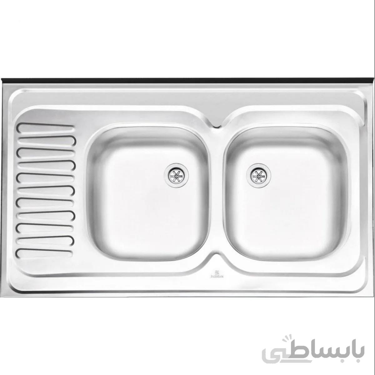 سینک 100 در 60 روکار مدل 3103 پرنیان استیل