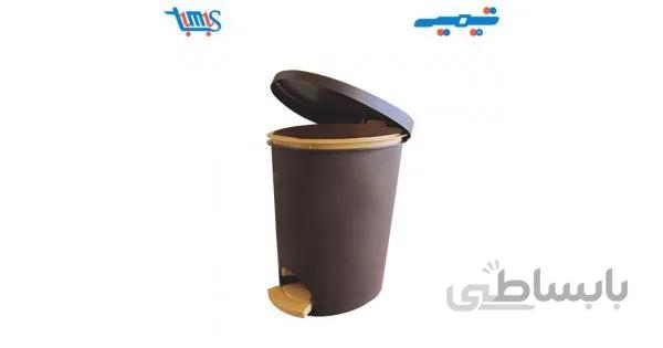 سطل پدالی 12 لیتری مدل UPB-110 استیل مات اورانوس
