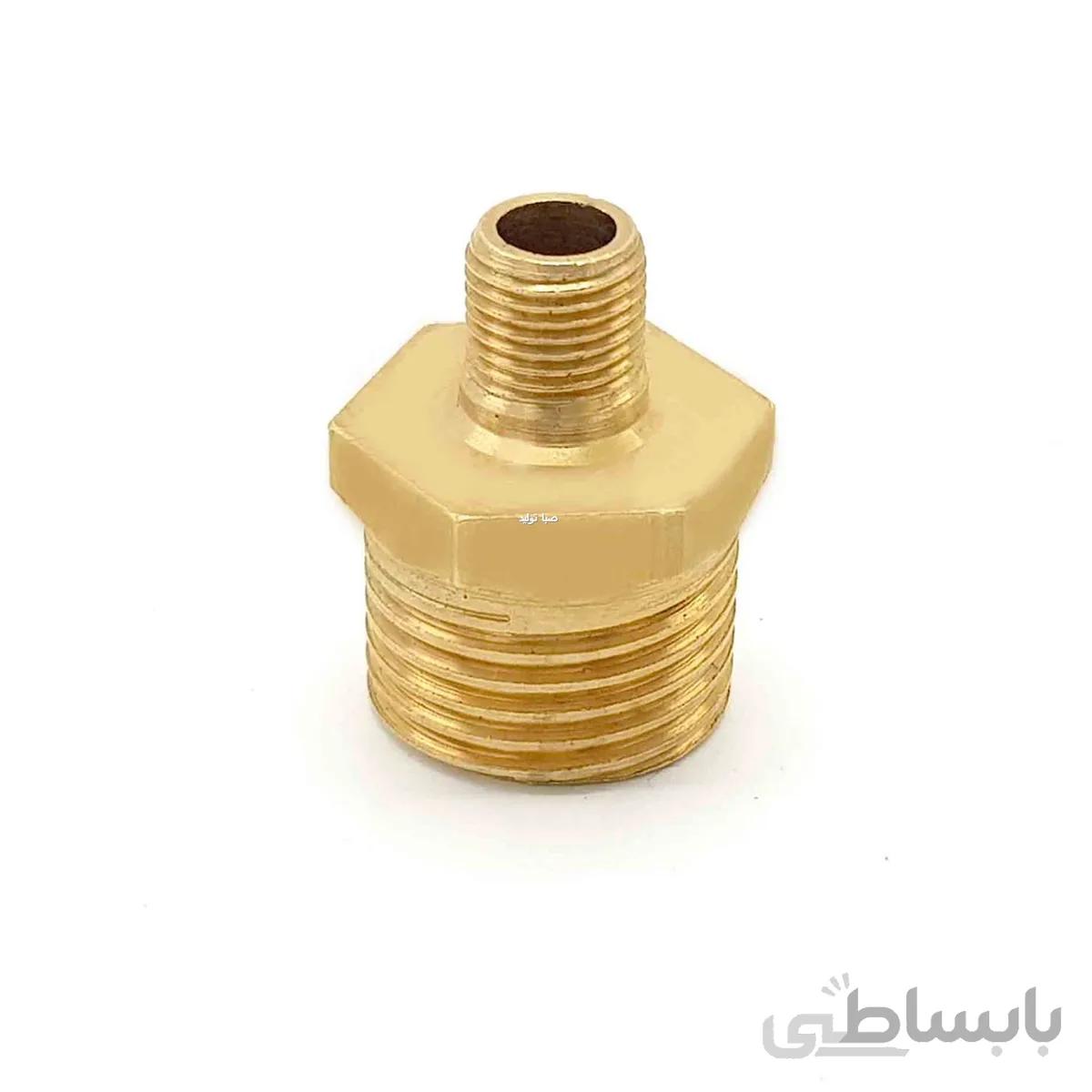 مغزی 1/2 به 1/8 برنجی