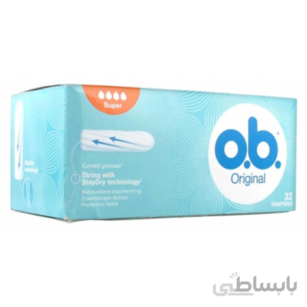 تامپون اورجینال اوبی بسته بندی 32عددی ا Original Obi tampon pack of 32 pieces