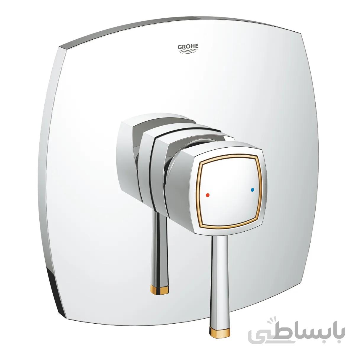 شیر توالت توکار گلد-کروم گروهه مدل Grandera کد KGR1008 - بدون مغزی ا GROHE GRANDERA CONCEALED TOILET MIXER