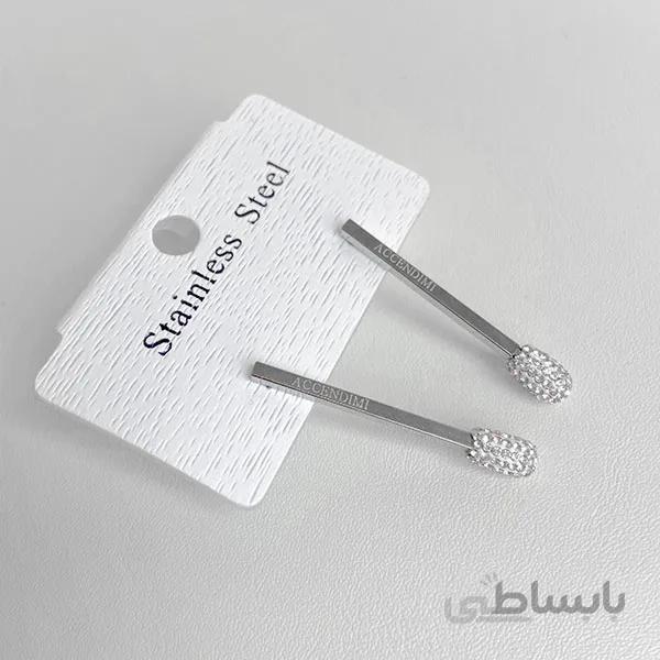 گوشواره کبریت نگینی