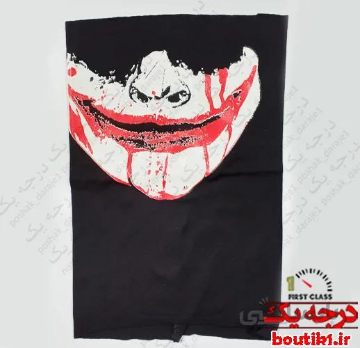 اسکارف بلک لایت صورت جوکر