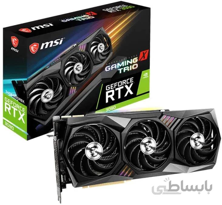 کارت گرافیک ام اس آی MSI RTX 3090 Gaming X TRIO 24G OC ا تحویل 20 روزکاری