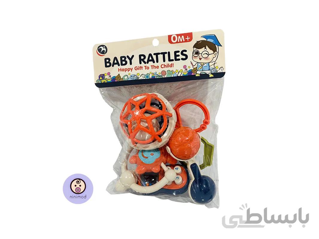 ست جغجغه 5 عددی baby rattles