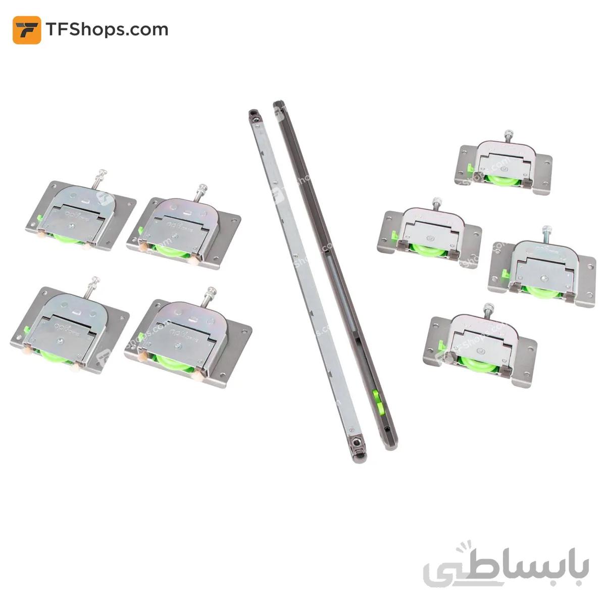 مکانیزم ریل کمد تاپ لاین توکار فانتونی مدل K023 سایز عرض 240 سانتی متر ا Wall Wardrobe