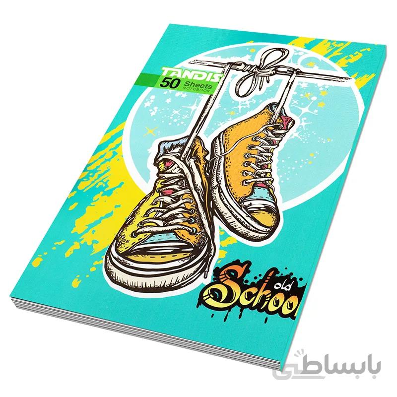 دفتر 50 برگ کلاسیک ته چسب تندیس کد 10