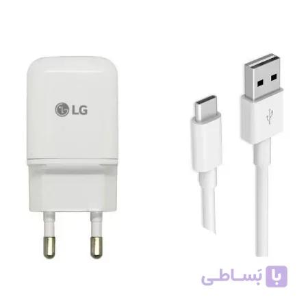 آداپتور شارژر و کابل Micro USB ال جی