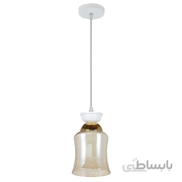 چراغ آویز چشمه نور کد A1283/1H-WT-G طلایی