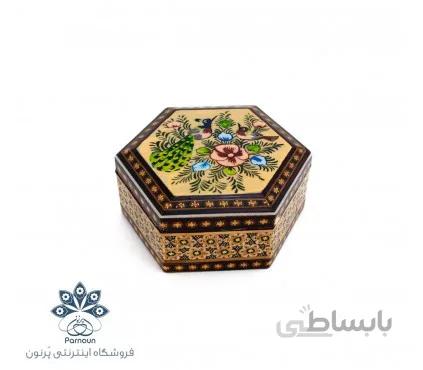 جعبه جواهرات خاتم 6 ضلعی
