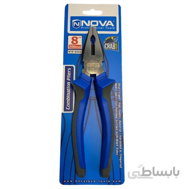 انبردست نووا مدل NTP 8005 Pro سایز 8 اینچ ا Nova NTP 8005 Pro Combination Pliers 8 Inch