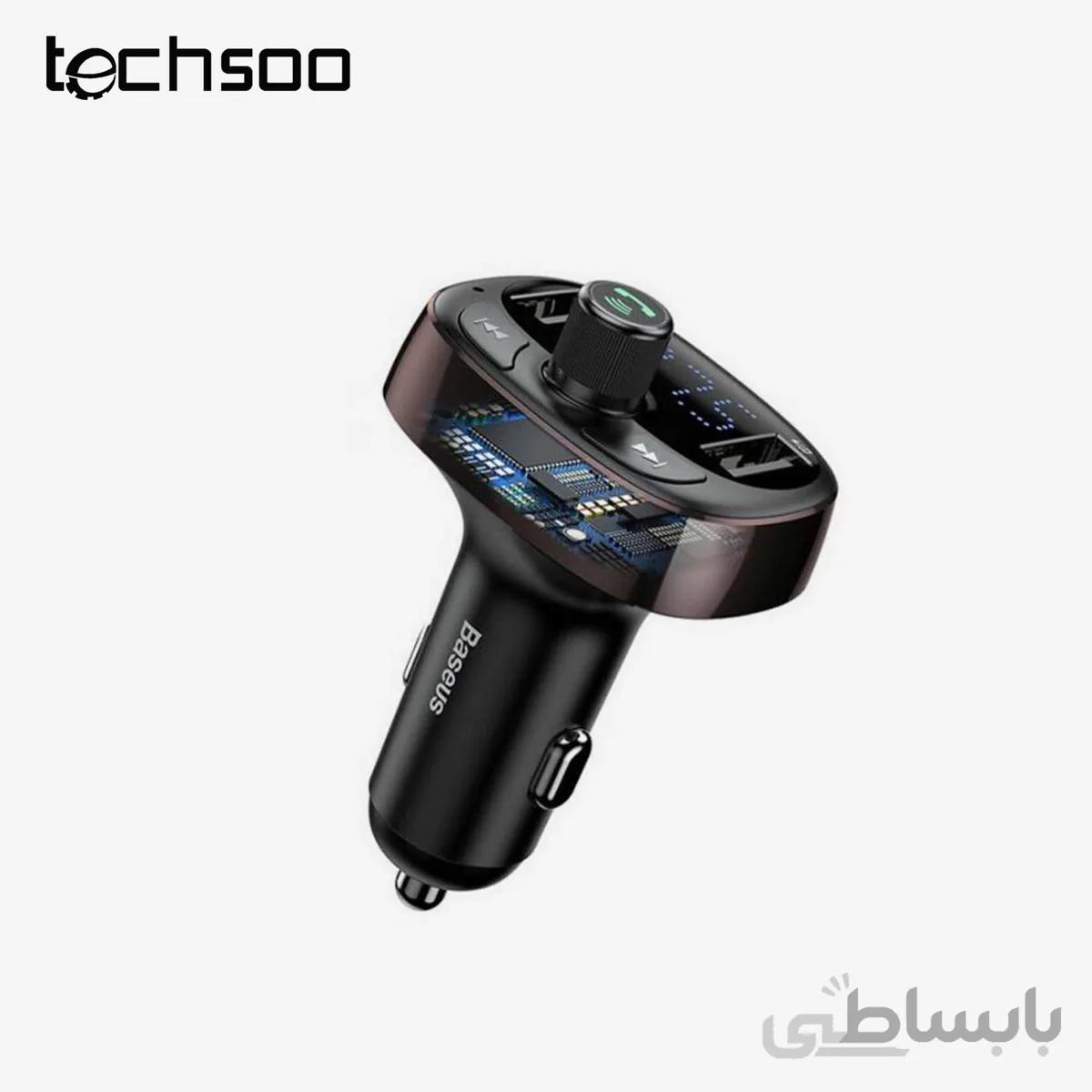 شارژر فندکی و FM Player بیسوس Baseus T typed Bluetooth MP3 Player CCTM-01