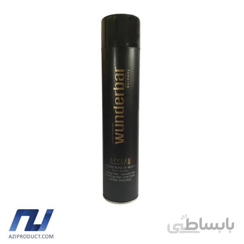 اسپری حالت دهنده مو وندربار مدل A PLUS حجم 500 میل