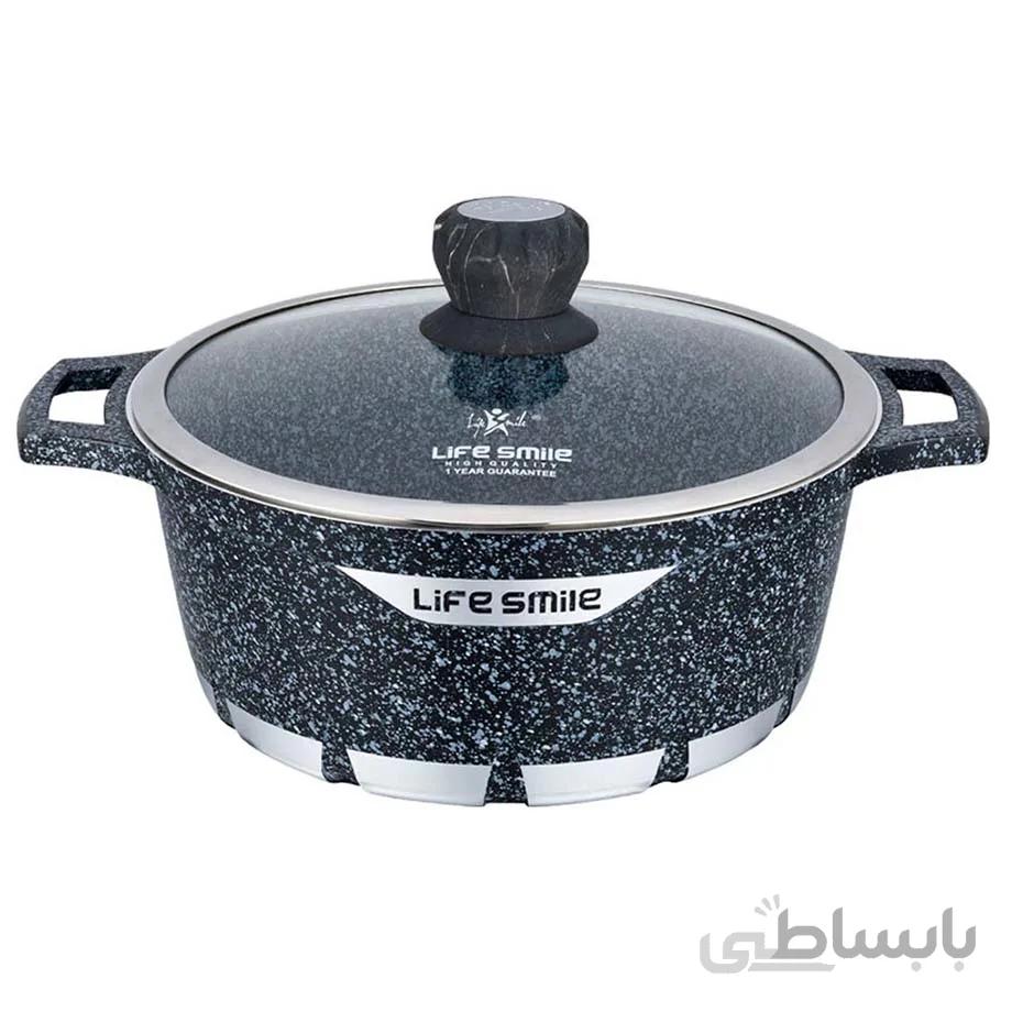 قابلمه گرانیتی لایف اسمایل مدل FLCM 36P