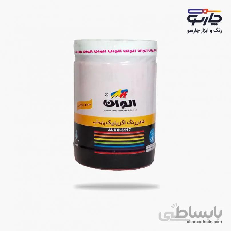 رنگ اکرلیک قرمز 1کیلویی الوان کد 542