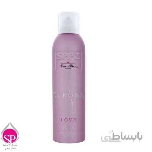 اسپری زنانه اس پی پی سی مدل Verona Love حجم 200 میلی لیتر
