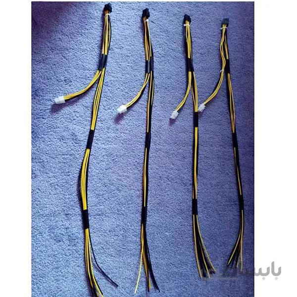 دسته سیم ریگ کارت گرافیک یک سر آزاد به 6+2 و 6 پین 80 سانتی