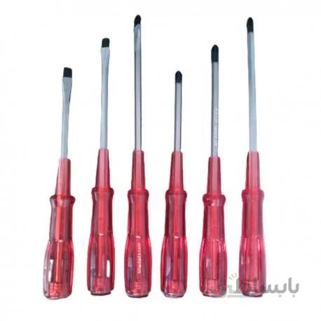 پیچ گوشتی چکش خور 6عددی