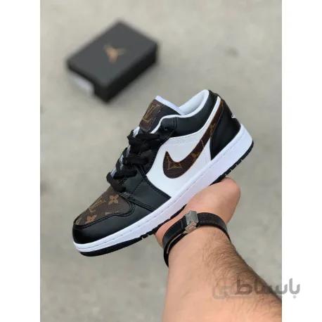 ست کتانی نایک ایر جردن بدون ساق nike air jordan 1 low lv inspired