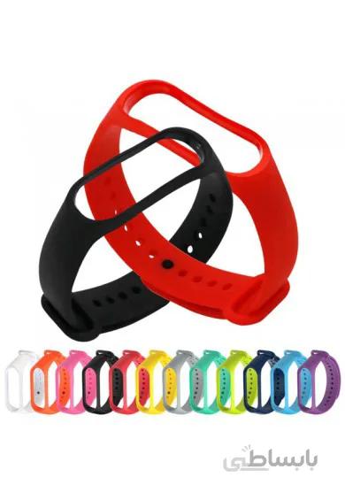 بند سیلیکونی رنگی مچ بند سلامتی می بند 5 شیائومی - Xiaomi Mi Band 5 Multi Color Silicone Band Strap Replacement