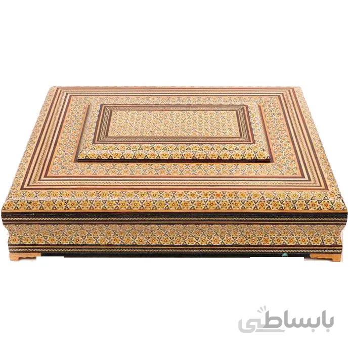 جعبه قرآن خاتم کاری طول 32 سانتی متر کد LN-85